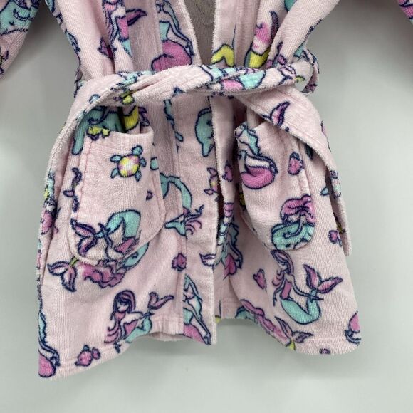 Saint Eve Swim Terry Robe Swimsuit Coverup Bath Robe Mermaid XS 5/6 - Picture 3 of 5